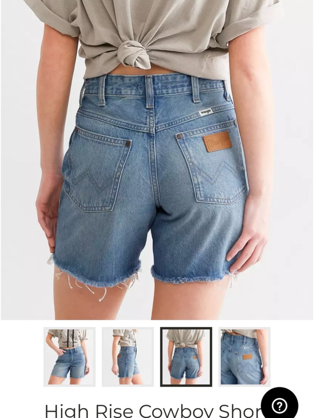 Women’s Wrangler High Rise Cowboy Stretch Short